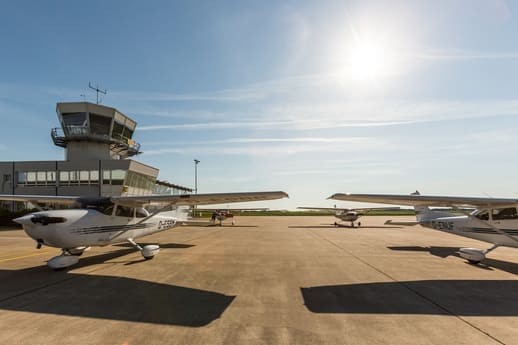 Cessna Flotte Flughafen Neubrandenburg