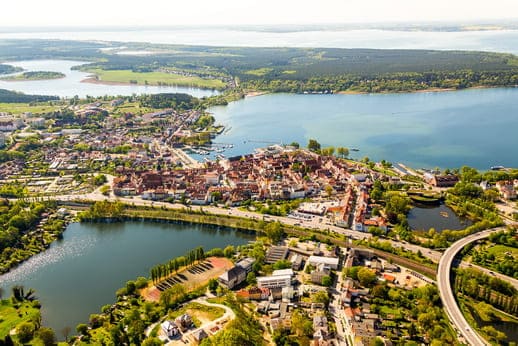 Fliegen über die Müritz und Nationalpark