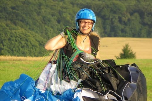 Gleitschirmfliegen Erlebnistag mit Tandemflug Waren Müritz