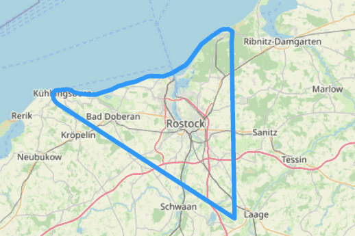 Hubschrauber Route C die schönsten Ostseebäder Ostseeflug Heiligendamm