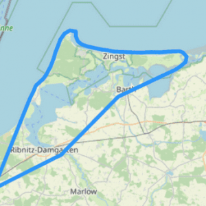Hubschrauber Route D Fischland Darß Zingst