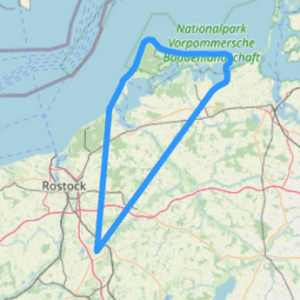Hubschrauber Route E Fischland Darß Zingst
