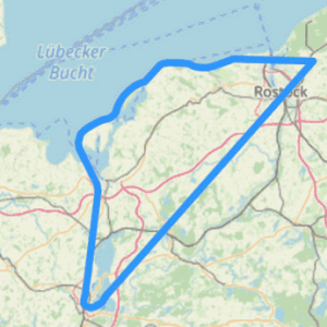 Hubschrauber Route F Poel Wismar Schwerin