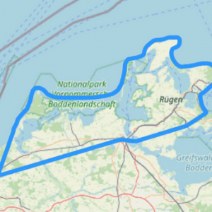 Hubschrauber Route H Rügen und Fischland Darß