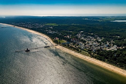 Kaiserbäder Usedom Luftbild