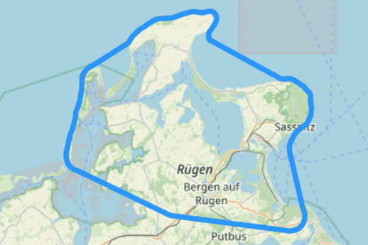 Route 5 Kap Arkona Kreideküste Binz