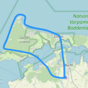 Route A Darßer Ort Zingst Prerow