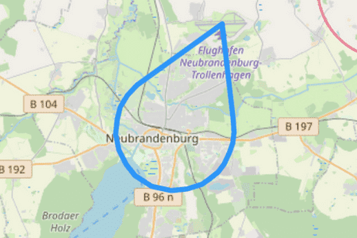 Route A über den DächerRoute A über den Dächern von Neubrandenburgn von Neubrandenburg