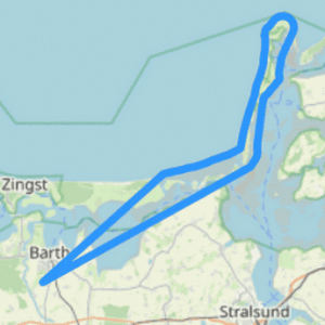 Route C Zingst Insel Hiddensee Pramort