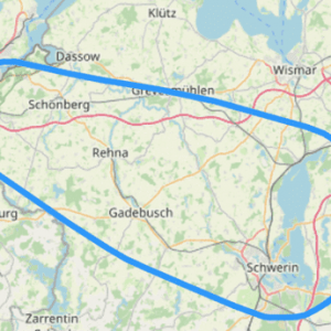 Route C über die Landeshauptstadt Schwerin