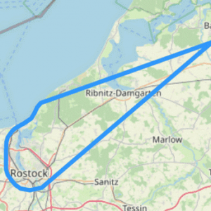 Route D Rostock Warnemünde Graal Müritz