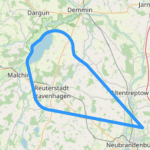 Route D Stavenhagen und Kummerower See