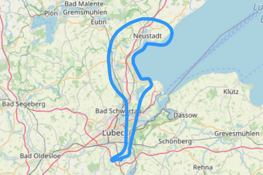 Route D Timmendorfer Strand Neustadt