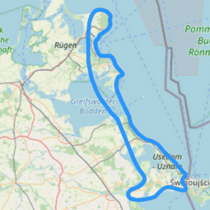 Route D Usedom und Kreideküste von Rügen
