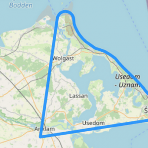 Route E Großer Insel Usedom Rundflug