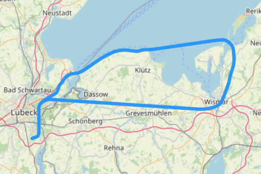 Route E Insel Poel und Wismar