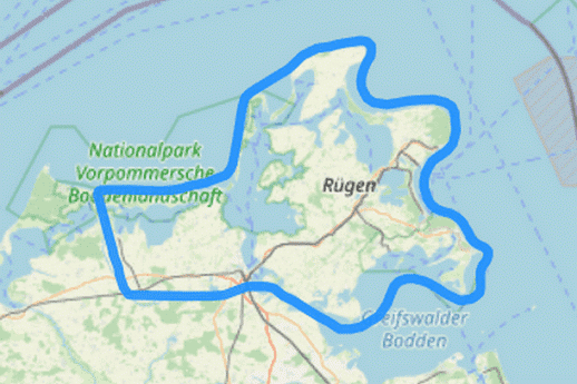 Route F Hiddensee Rügen Kap Arkona Binz