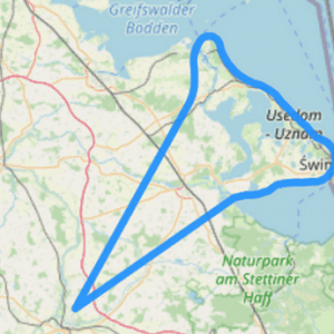 Route F Insel Usedom und Stettiner Haff