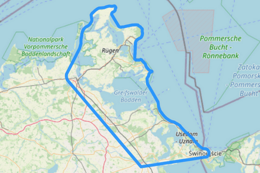 Route G Rügen Hiddensee Usedom