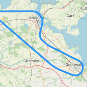 Route L Stralsund und Greifswald