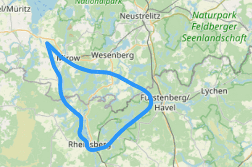 Rundflug D Mecklenburger Seenplatte und Rheinsberg
