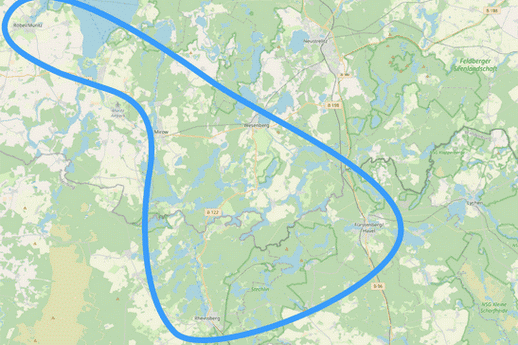 Rundflug E Seenplatte Rheinsberg Röbel
