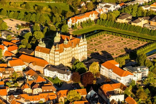 Schloss Güstrow Luftbild