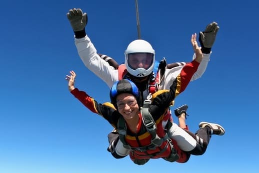 Tandem Fallschirmsprung auf Usedom Flughafen Heringsdorf