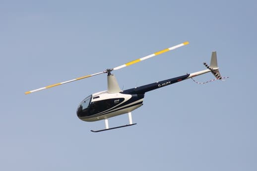 Unser Helikopter Robinson R44