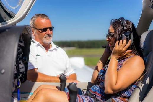 Willkommen an Bord zum Rundflug Usedom