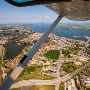 Rundflug Stralsund Rügenbrücke