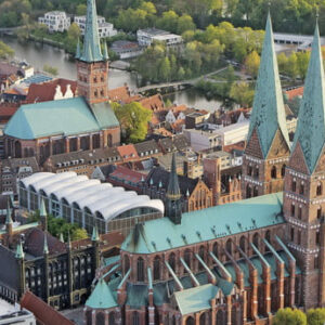 Rundflug über Lübeck