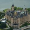 Rundflug über das Schweriner Schloss
