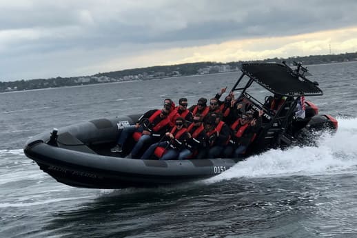 Speedboot fahren Grömitz Ostsee Action Schnellboot Tour