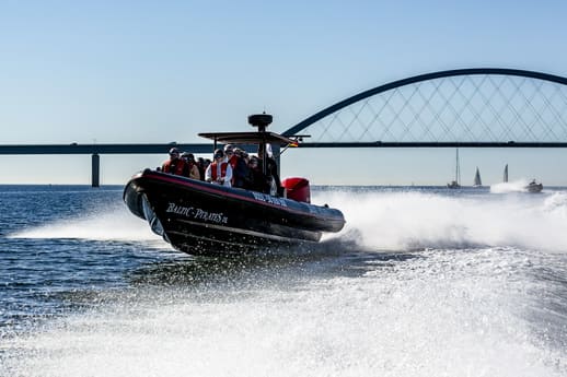 Insel Fehmarn Speedboot Sundbrücken Tour