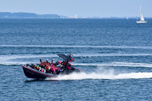 Speebot fahren Fehmarn Adrenalin Tour