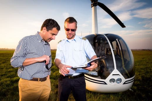 Weihnachtsgeschenk Hubschrauber fliegen