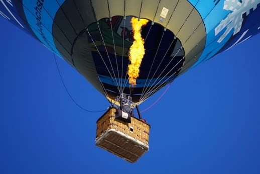 Weihnachtsgeschenke Ballonfahrt