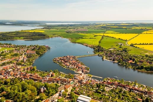 Müritz Rundflug Mecklenburgische Seenplatte