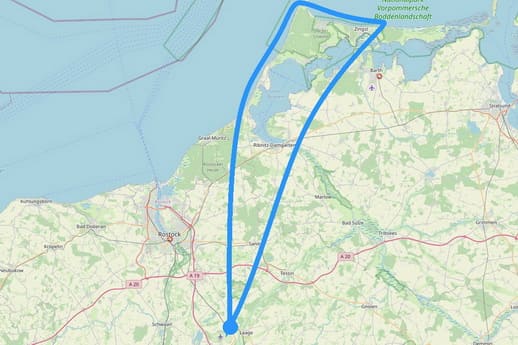 Rundflug 5 Dierhagen Wustrow Ahrenshoop Darßer Leuchtturm Prerow Zingst
