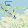 Rundflug A Darßer Ort Leuchtturm Born Prerow Zingst ab Flughafen Barth