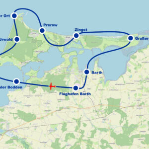 Rundflug Antonov B Fischland Darss Ahrenshoop Weststrand Darßer Ort Prerow Zingst Großer Werder ab Flughafen Barth